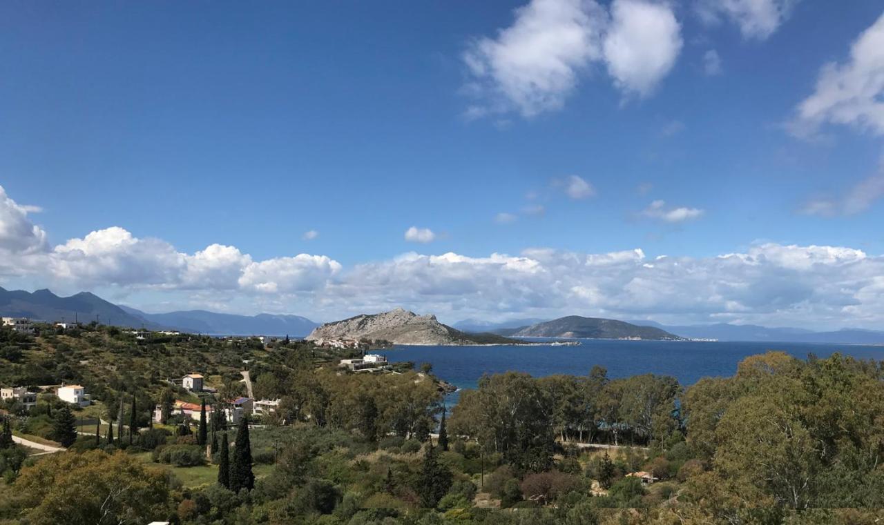 Serenity Villa Aegina Fantastic View Near The Beach المظهر الخارجي الصورة